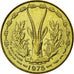 Münze, West African States, 10 Francs, 1975, VZ, Aluminum-Nickel-Bronze, KM:1a