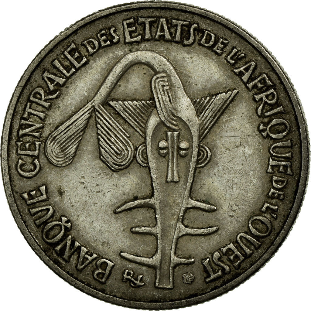 Moneta, Stati dell'Africa occidentale, 50 Francs, 1972, BB, Rame-nichel, KM:6