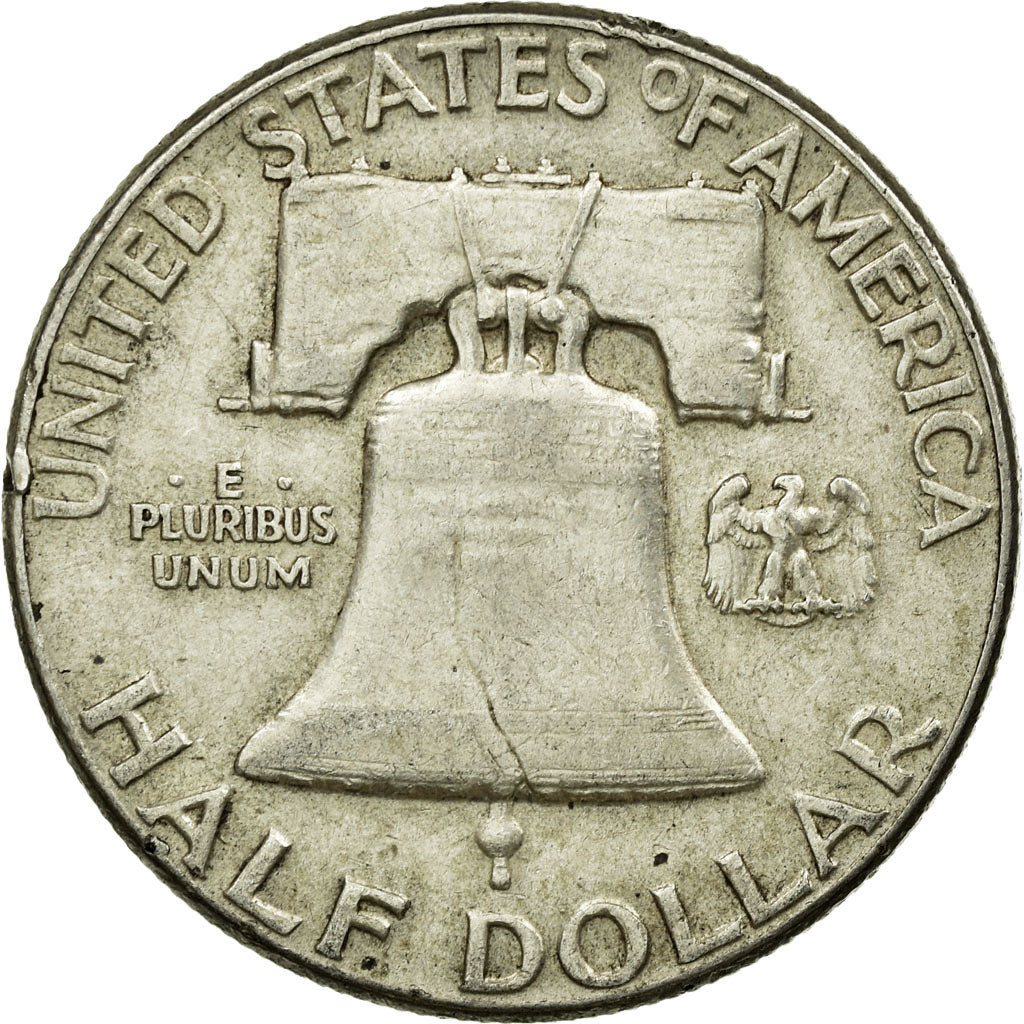 Coin, United States, Franklin Half Dollar, Half Dollar, 1951, U.S. Mint