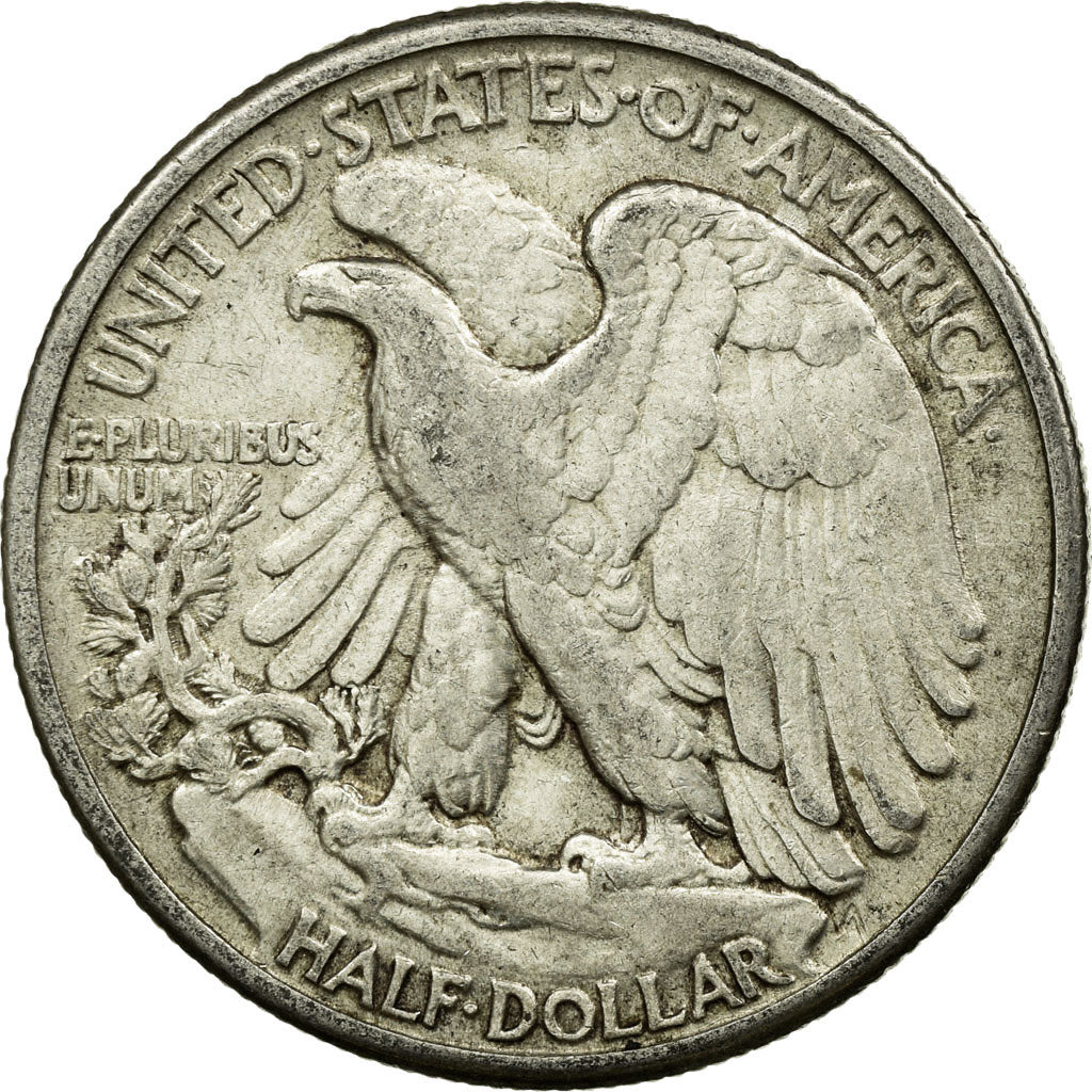 Coin, United States, Walking Liberty Half Dollar, Half Dollar, 1941, U.S. Mint