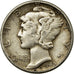 Coin, United States, Mercury Dime, Dime, 1942, U.S. Mint, Philadelphia