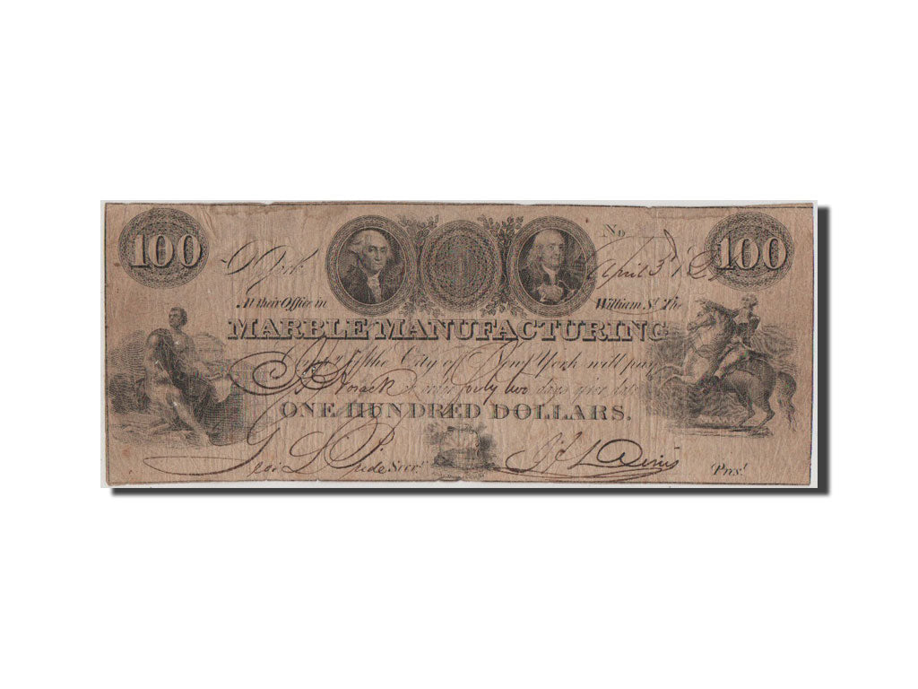 Stati Uniti, 100 Dollars, 1826, B+