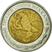 Coin, Mexico, Peso, 2001, Mexico City, EF(40-45), Bi-Metallic, KM:603