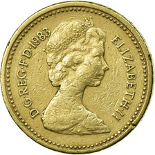 Coin, Great Britain, Elizabeth II, Pound, 1983, EF(40-45), Nickel-brass, KM:933