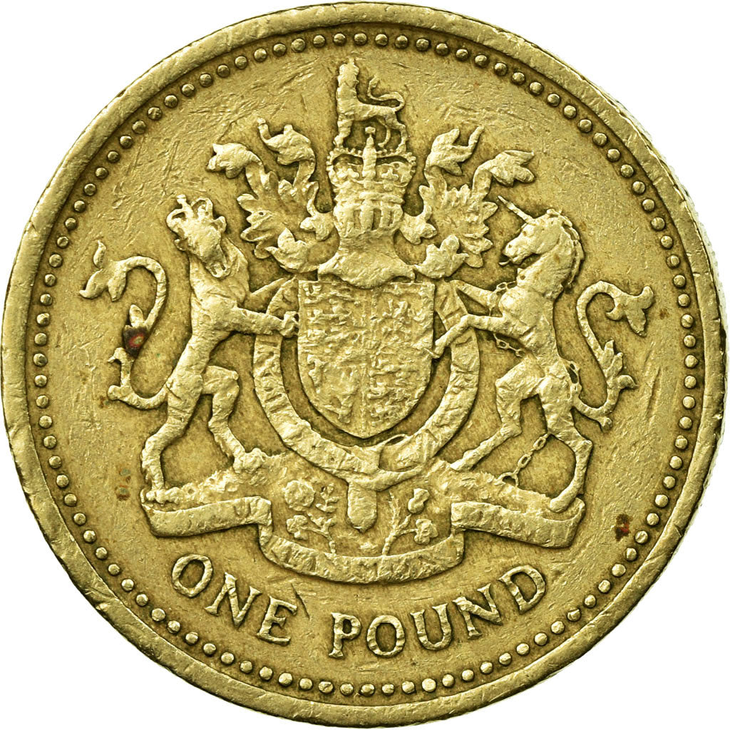 Coin, Great Britain, Elizabeth II, Pound, 1983, EF(40-45), Nickel-brass, KM:933