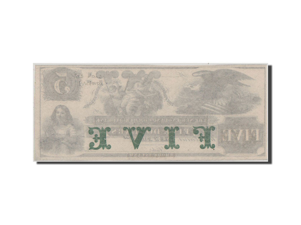 Billet, États-Unis, 5 Dollars, SPL