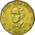 Coin, Dominican Republic, Peso, 1997, EF(40-45), Brass, KM:80.3