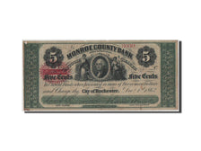 Etats-Unis, Obsolètes, New York, Monroe County Bank, 5 Cents 1.12.1862