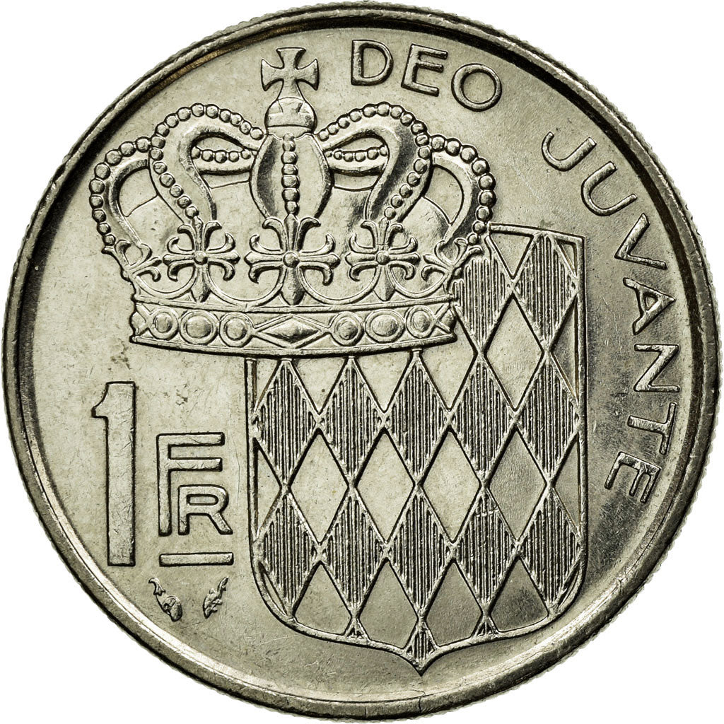 Münze, Monaco, Rainier III, Franc, 1982, SS, Nickel, KM:140, Gadoury:MC 150
