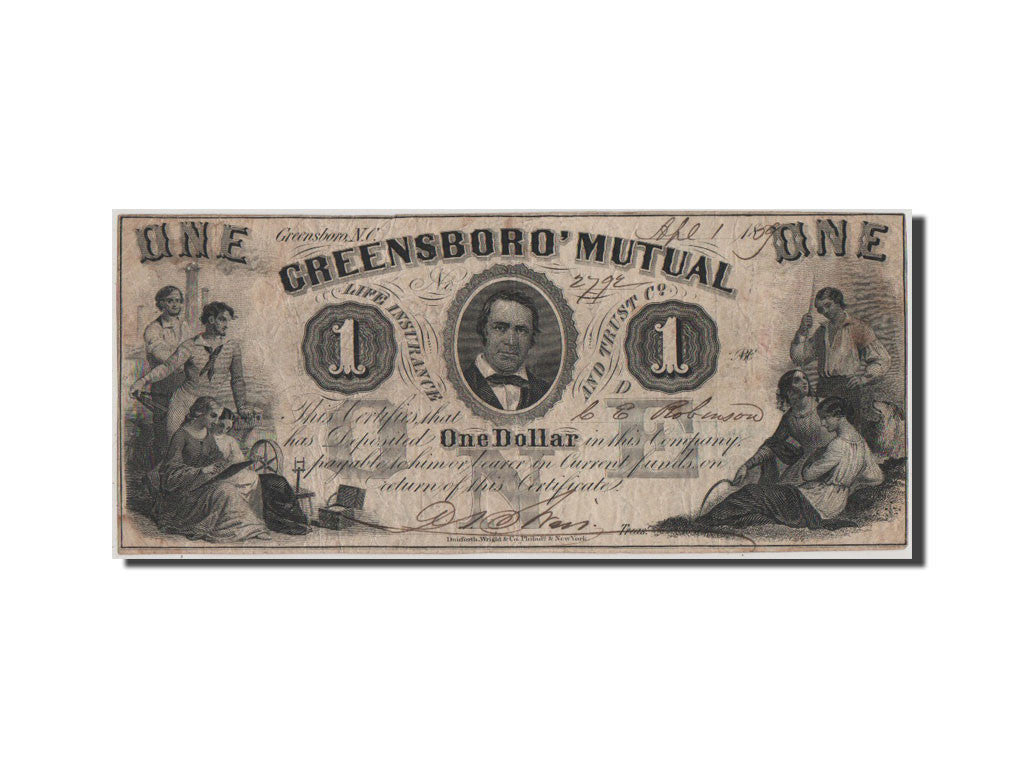 Banknote, United States, 1 Dollar, 1859, VF(30-35)