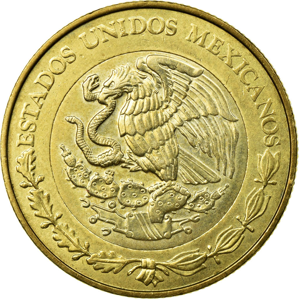 Coin, Mexico, 10 Pesos, 1998, Mexico City, EF(40-45), Bi-Metallic, KM:616