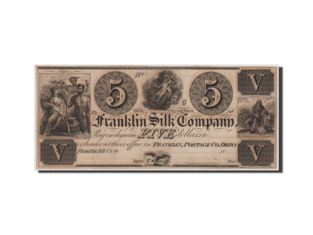 Biljet, Verenigde Staten, 5 Dollars, SUP+