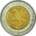 Coin, Mexico, Peso, 1997, Mexico City, EF(40-45), Bi-Metallic, KM:603
