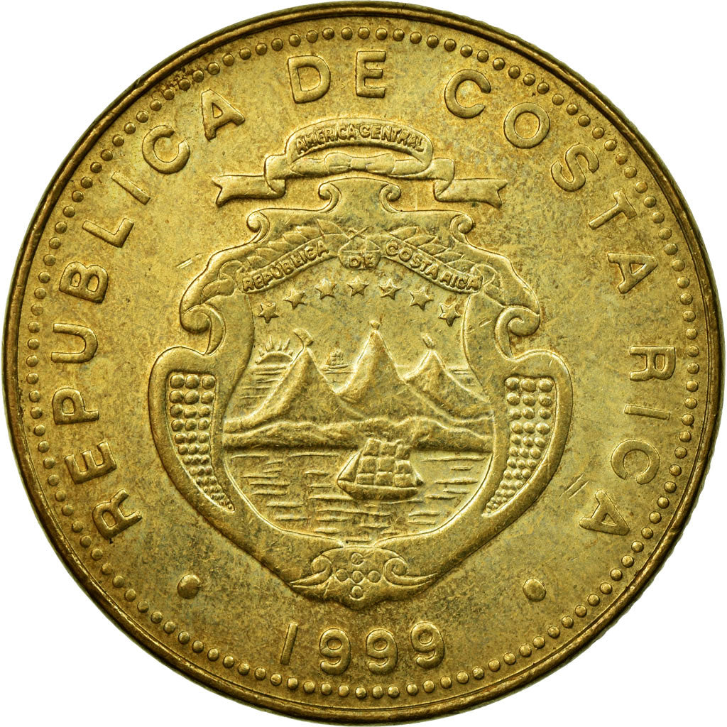 Monnaie, Costa Rica, 100 Colones, 1999, TTB, Laiton, KM:230a.1