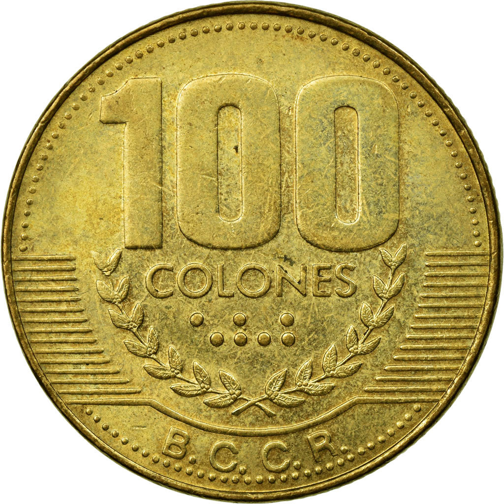 Monnaie, Costa Rica, 100 Colones, 1999, TTB, Laiton, KM:230a.1