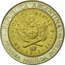 Coin, Argentina, Peso, 2006, EF(40-45), Bi-Metallic, KM:112.1