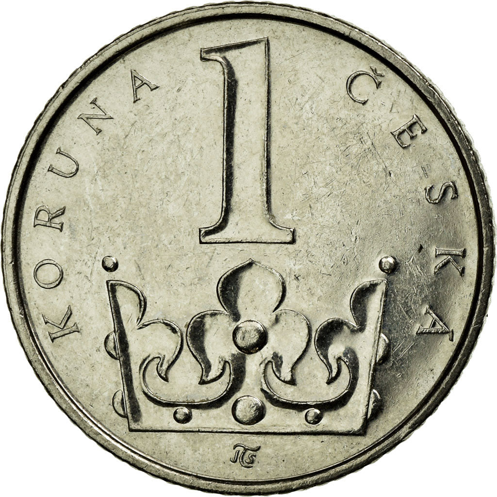 Coin, Czech Republic, Koruna, 2006, EF(40-45), Nickel plated steel, KM:7