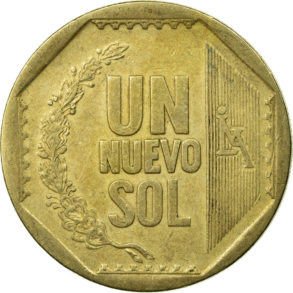 Coin, Peru, Nuevo Sol, 2006, Lima, EF(40-45), Copper-Nickel-Zinc, KM:308.4