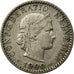 Münze, Schweiz, 20 Rappen, 1900, Bern, SS, Nickel, KM:29