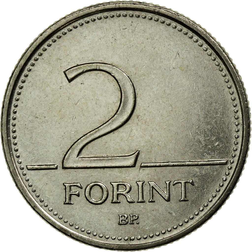 Coin, Hungary, 2 Forint, 2007, EF(40-45), Copper-nickel, KM:693