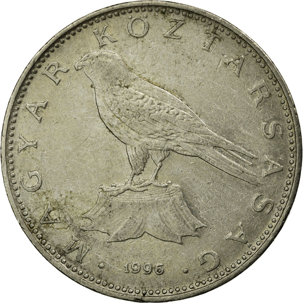Coin, Hungary, 50 Forint, 1996, Budapest, EF(40-45), Copper-nickel, KM:697