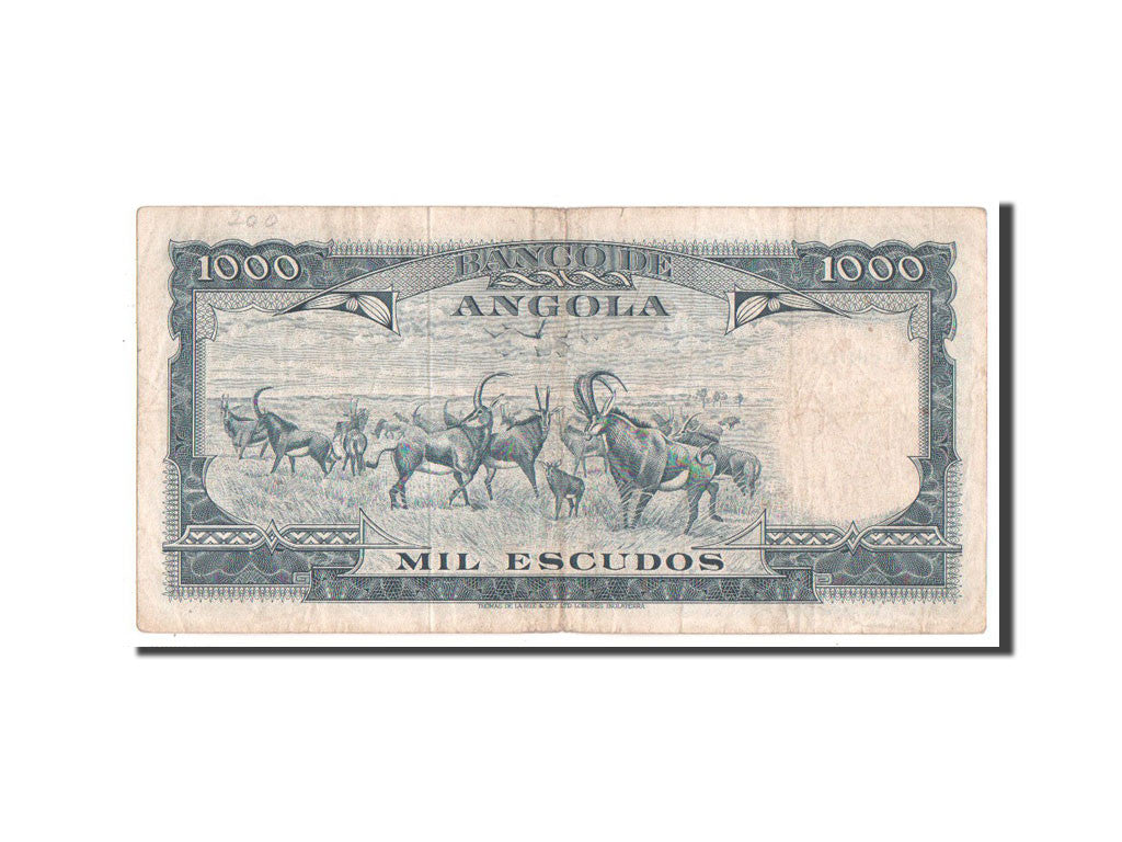 Banknot, Angola, 1000 Escudos, 1970, EF(40-45)