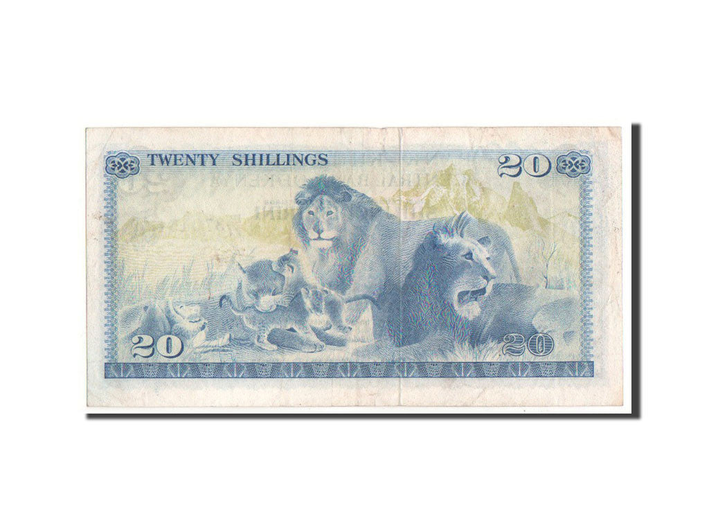 Banknote, Kenya, 20 Shillings, 1975, EF(40-45)