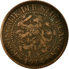 Coin, Netherlands, Wilhelmina I, 2-1/2 Cent, 1914, EF(40-45), Bronze, KM:150