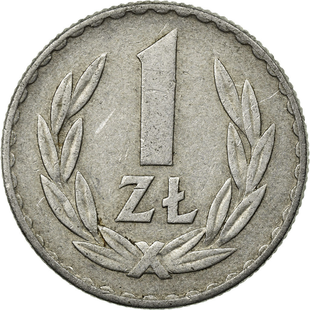 Coin, Poland, Zloty, 1957, Warsaw, EF(40-45), Aluminum, KM:49.1
