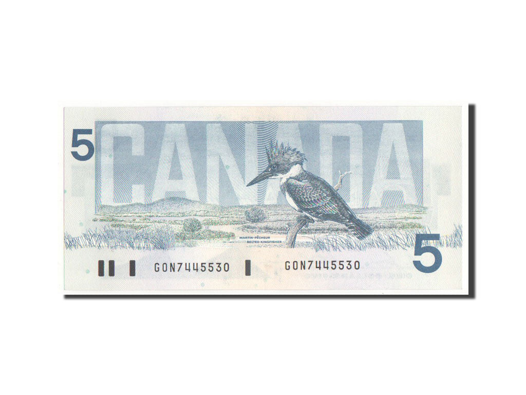 Canada, 5 Dollars, 1986, KM #95c, UNC(65-70), GON 7445530