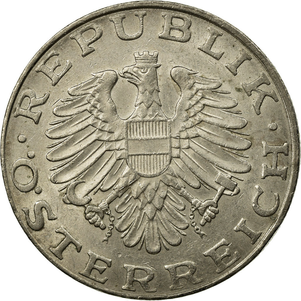 Coin, Austria, 10 Schilling, 1981, EF(40-45), Copper-Nickel Plated Nickel