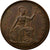 Moneta, Wielka Brytania, George VI, Penny, 1948, EF(40-45), Bronze, KM:845