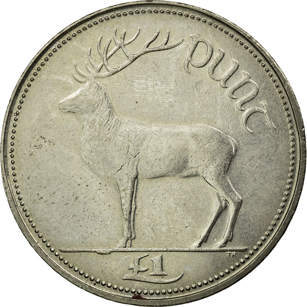 Coin, IRELAND REPUBLIC, Punt, Pound, 1998, EF(40-45), Copper-nickel, KM:27