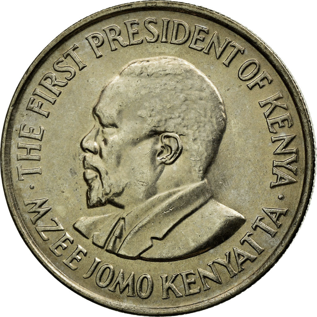 Coin, Kenya, 50 Cents, 1974, AU(55-58), Copper-nickel, KM:13