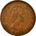 Coin, Mauritius, Elizabeth II, 5 Cents, 1966, EF(40-45), Bronze, KM:34