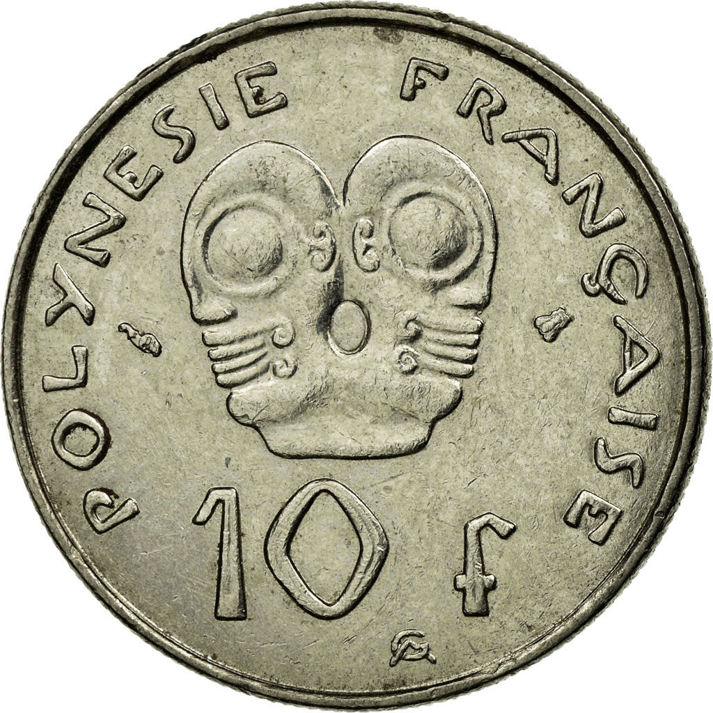 Coin, French Polynesia, 10 Francs, 1998, Paris, EF(40-45), Nickel, KM:8