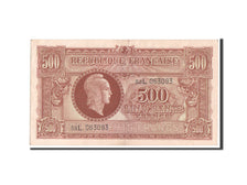 France, 500 Francs, 1943-1945 Marianne, 1945, KM #106, AU(50-53), 53L063093,...