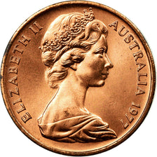 Coin, Australia, Elizabeth II, Cent, 1977, AU(55-58), Bronze, KM:62
