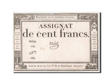 France, 100 Francs, 1795, KM #A78, 1795-01-07, EF(40-45), Lafaurie #173,...