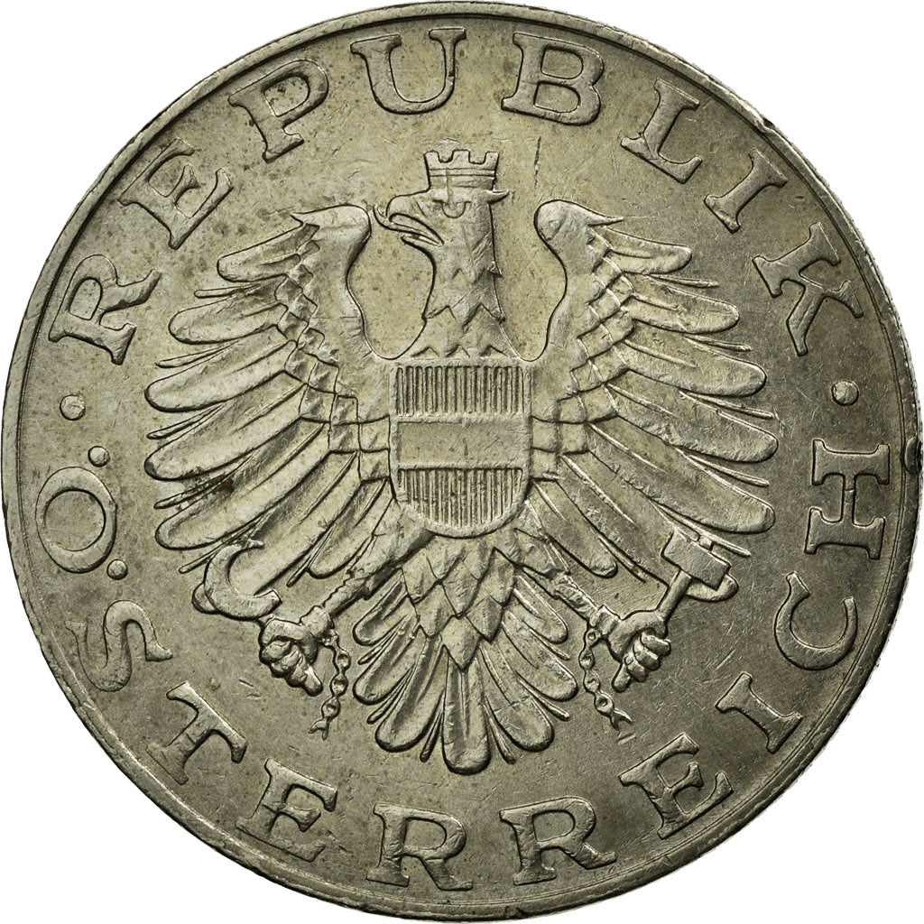 Coin, Austria, 10 Schilling, 1982, EF(40-45), Copper-Nickel Plated Nickel