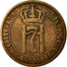 Coin, Norway, Haakon VII, 2 Öre, 1935, EF(40-45), Bronze, KM:371