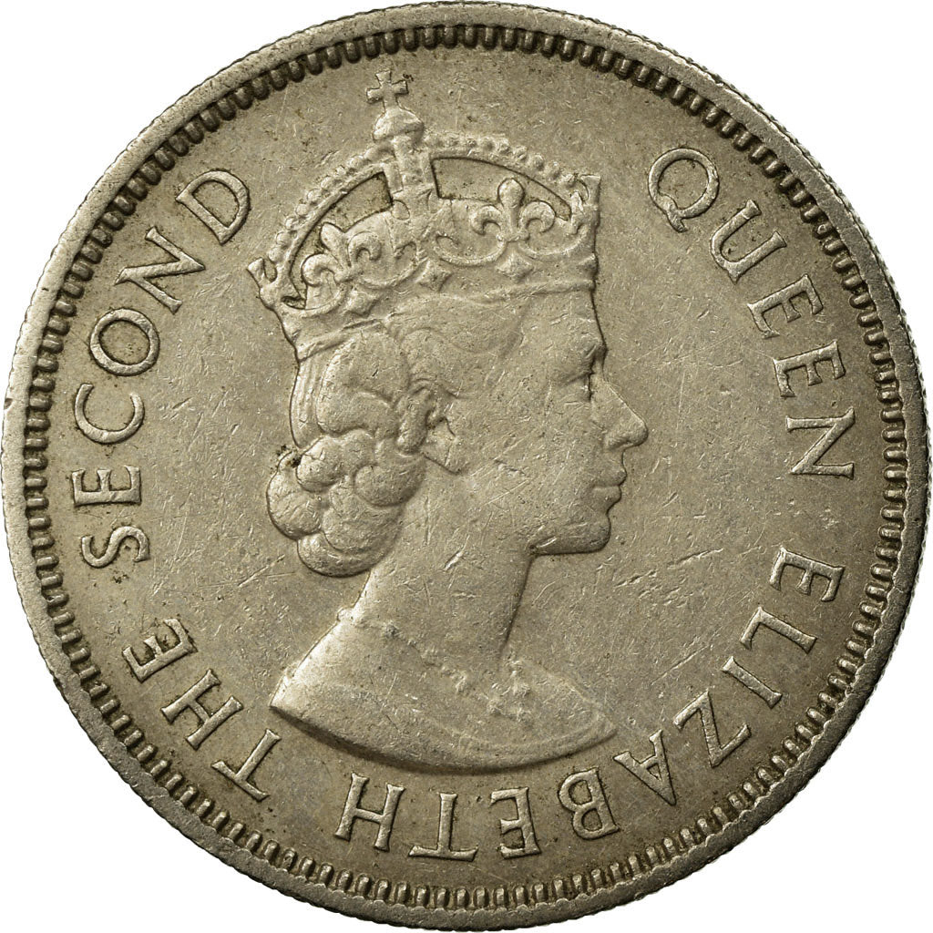 Coin, Seychelles, 1/2 Rupee, 1972, EF(40-45), Copper-nickel, KM:12