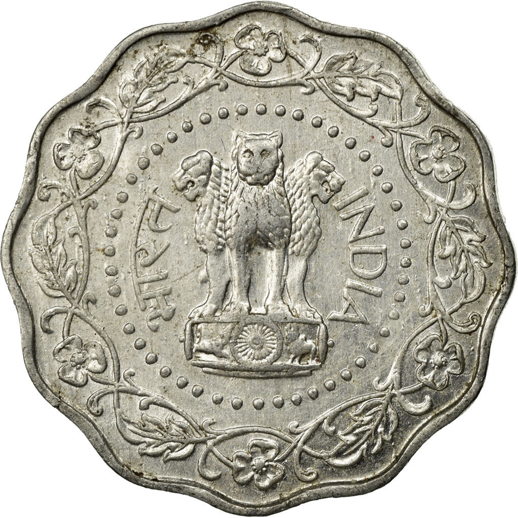 Coin, INDIA-REPUBLIC, 10 Paise, 1979, EF(40-45), Aluminum, KM:27.2