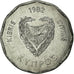 Coin, Cyprus, 5 Mils, 1982, EF(40-45), Aluminum, KM:50.2