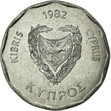 Coin, Cyprus, 5 Mils, 1982, EF(40-45), Aluminum, KM:50.2