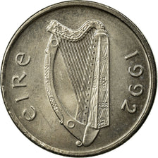 Coin, IRELAND REPUBLIC, 5 Pence, 1992, EF(40-45), Copper-nickel, KM:28