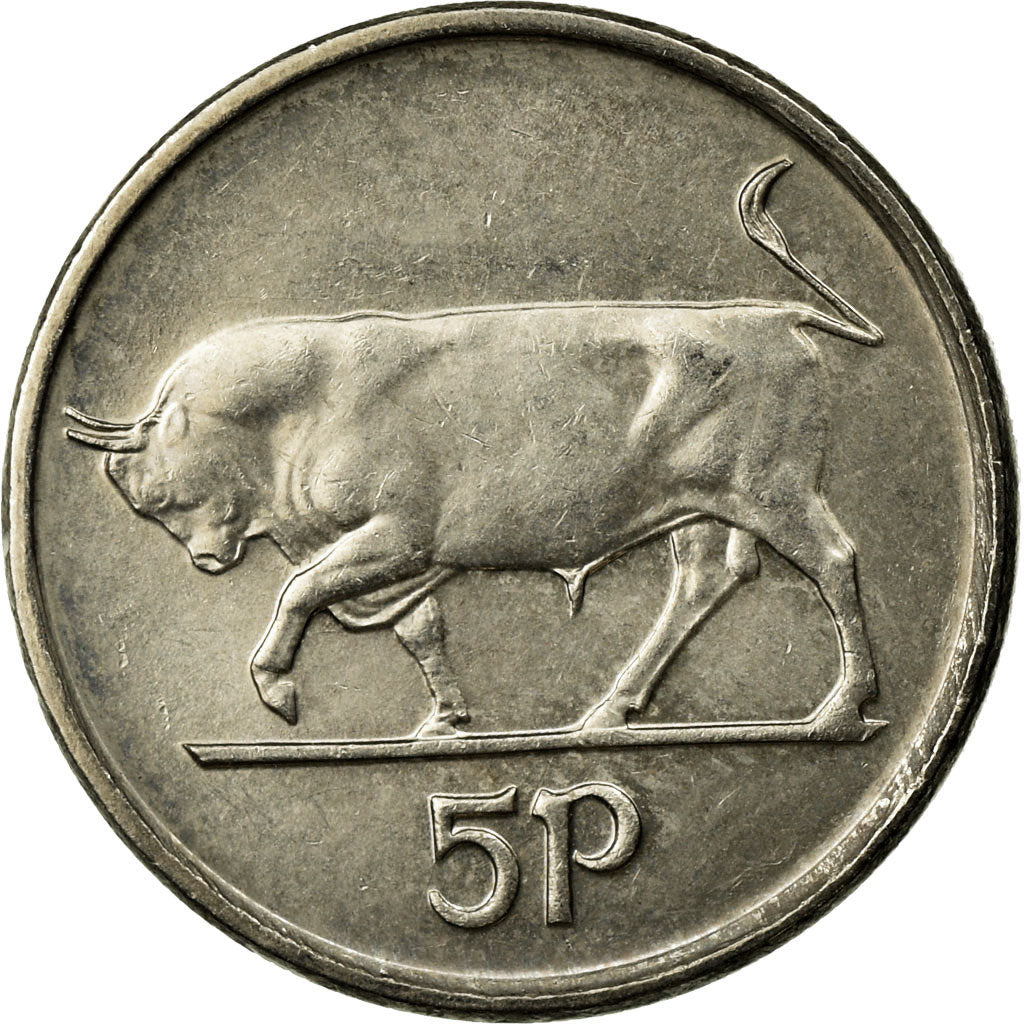 Coin, IRELAND REPUBLIC, 5 Pence, 1992, EF(40-45), Copper-nickel, KM:28