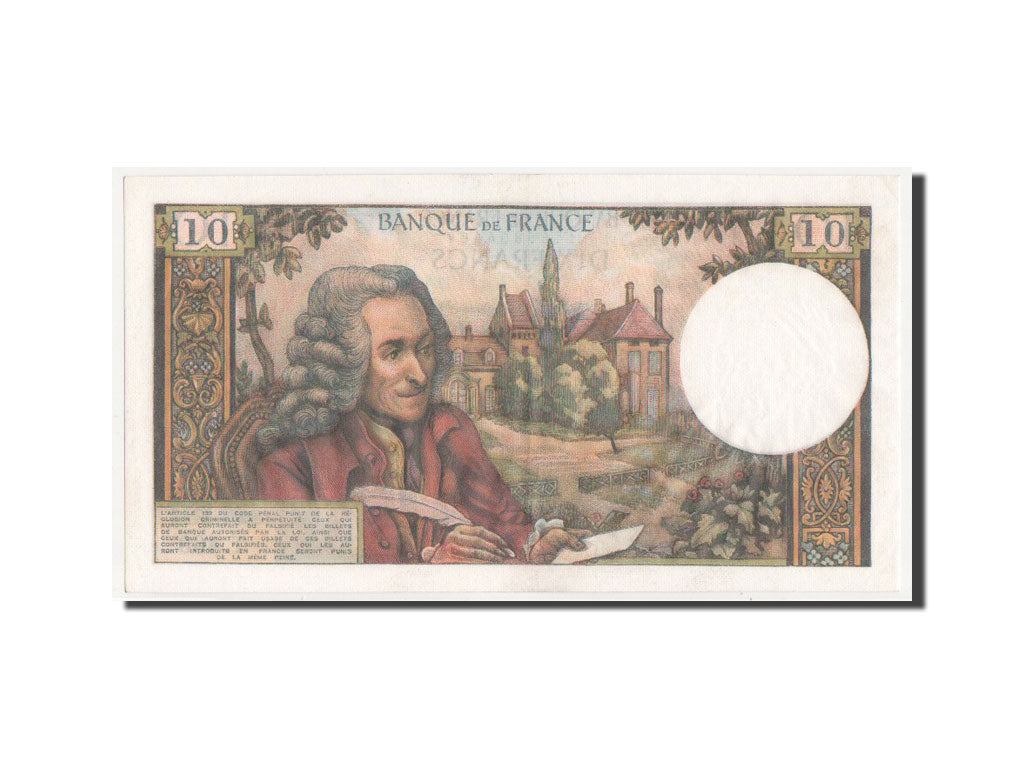 Francia, 10 Francs, 10 F 1963-1973 ''Voltaire'', 1969, KM:147c, SPL, Fayette:...