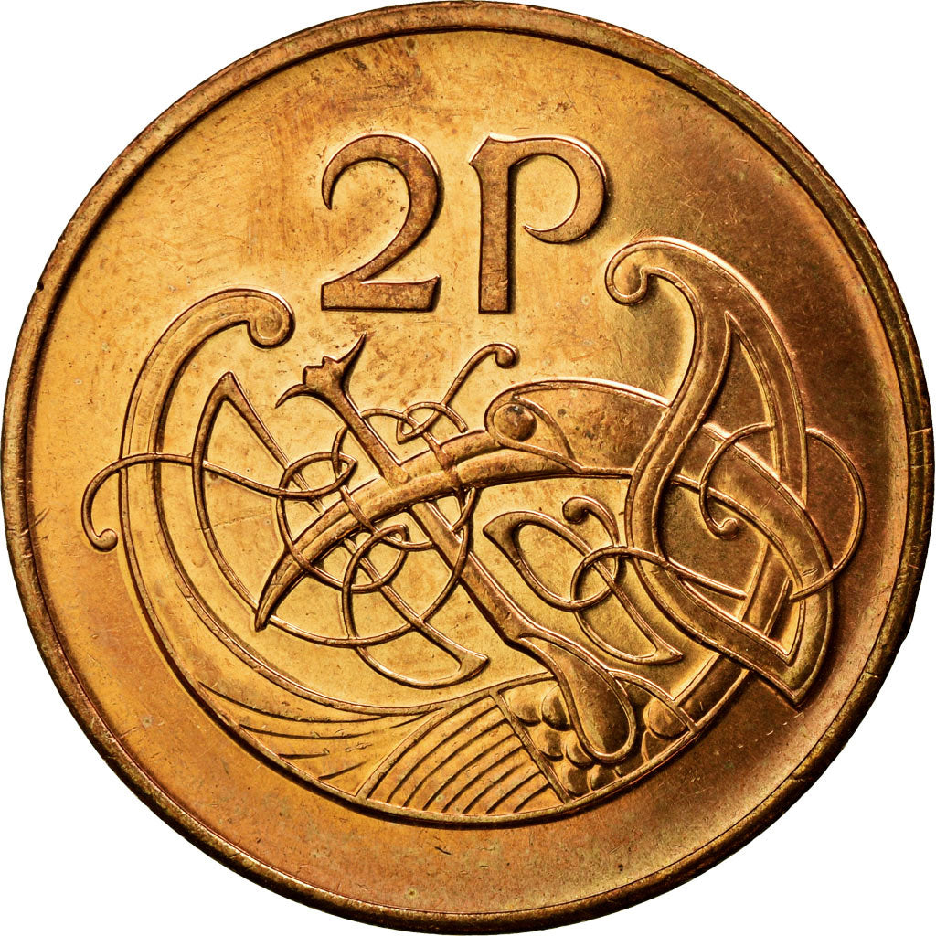 Coin, IRELAND REPUBLIC, 2 Pence, 1982, EF(40-45), Bronze, KM:21