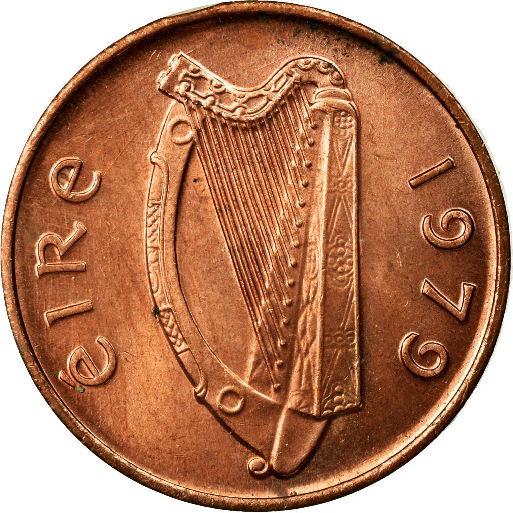 Coin, IRELAND REPUBLIC, Penny, 1979, AU(55-58), Bronze, KM:20